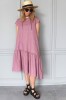 PINK LINEN DRESS 