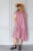 PINK LINEN DRESS 