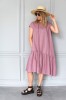 PINK LINEN DRESS 