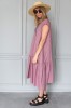 PINK LINEN DRESS 