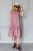 PINK LINEN DRESS 