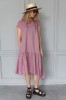 PINK LINEN DRESS 