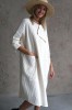 WHITE COTTON DRESS 