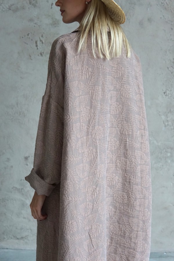 SHIRT DRESS WITH LONG SLEEVES 