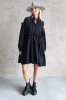 BLACK COTTON DRESS MALAGA