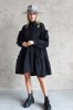 BLACK COTTON DRESS MALAGA