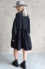 BLACK COTTON DRESS MALAGA