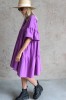 WIDE SILHOUETTE PURPLE DRESS