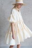 light dress with puff sleeves