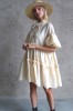 light dress with puff sleeves