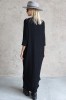 LONG COTTON DRESS  WITH 3/4 SLEEVES