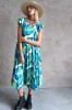 FLORAL VISCOSE DRESS