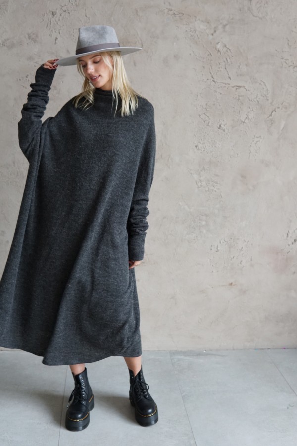 LONG OVERSIZED DRESS