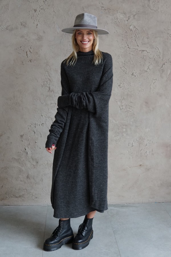 LONG OVERSIZED DRESS