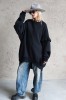 BLACK OVERSIZED JUMPER