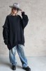 BLACK OVERSIZED JUMPER