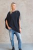 BLACK BLOUSE  COCOON 