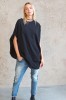 BLACK BLOUSE  COCOON 