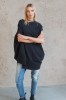 BLACK BLOUSE  COCOON 