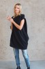 BLACK BLOUSE  COCOON 