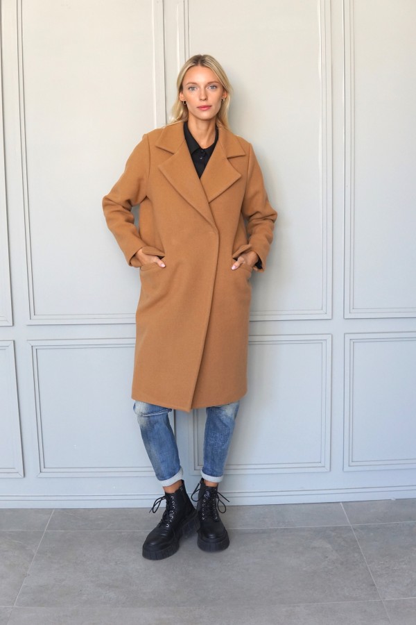 camel coat milan 