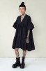 WIDE SILHOUETTE BLACK DRESS