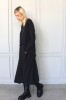 Dress Sima, elegant long black dress