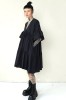 WIDE SILHOUETTE BLACK DRESS