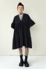 WIDE SILHOUETTE BLACK DRESS