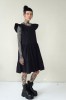 BLACK LINEN DRESS