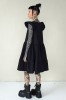 BLACK LINEN DRESS