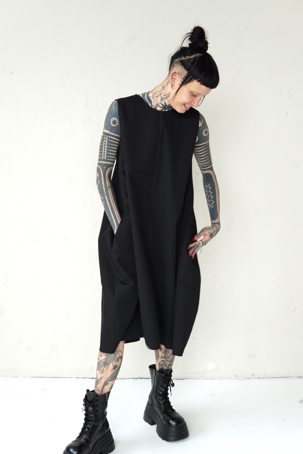 COTTON DRESS WITH DETAILS