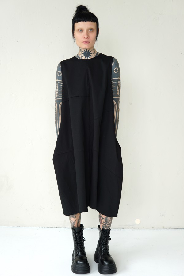 COTTON DRESS WITH DETAILS