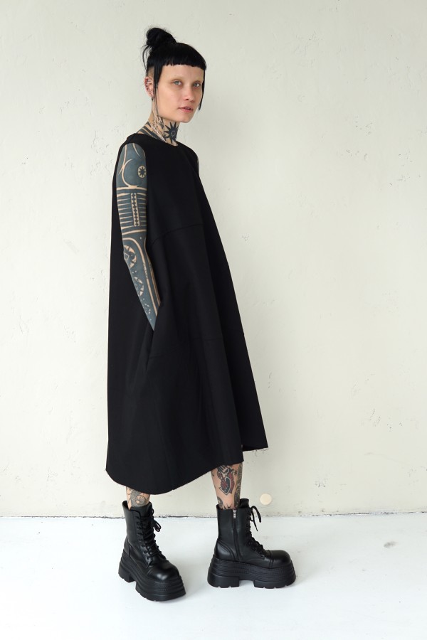 COTTON DRESS WITH DETAILS