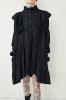 DRESS WITH LONG SLEEVES AND RUFFLES