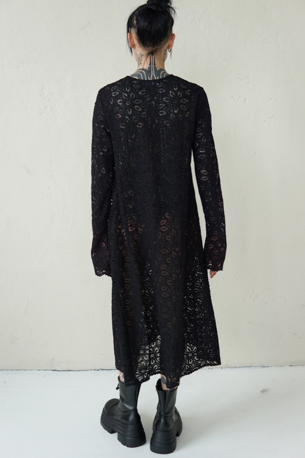 BLACK IRISH LACE DRESS 