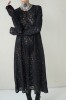 BLACK IRISH LACE DRESS 