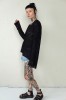 BLACK IRISH LACE BLOUSE