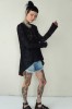BLACK IRISH LACE BLOUSE