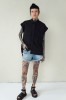 BLACK COTTON SHIRT TOKYO