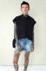 BLACK COTTON SHIRT TOKYO