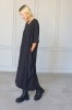 Plus size black formal dress
