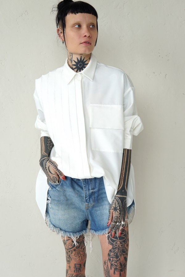 ASYMMETRICAL SHIRT LONDON