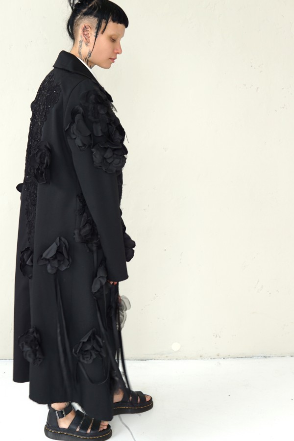 IMPRESSIVE EXTRAVAGANT EVENING COAT 