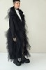 UNIQUE TULLE EVENING COAT 