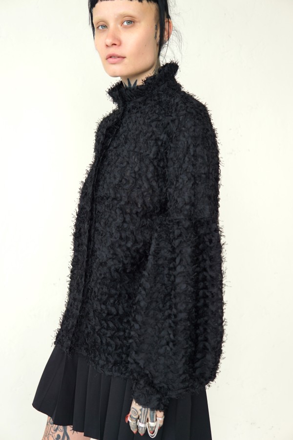 UNIQUE EVENING BLACK SHIRT 