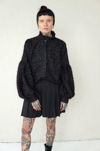 UNIQUE EVENING BLACK SHIRT 