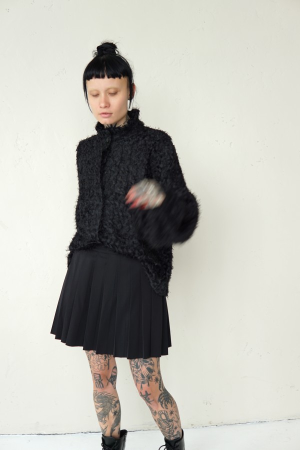 UNIQUE EVENING BLACK SHIRT 