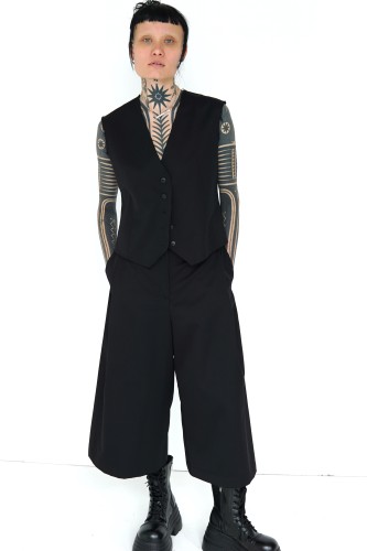 BLACK WIDE WOMEN'S PANTS