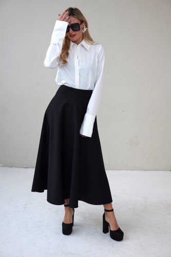 CASUAL WHITE LONG SLEEVE SHIRT